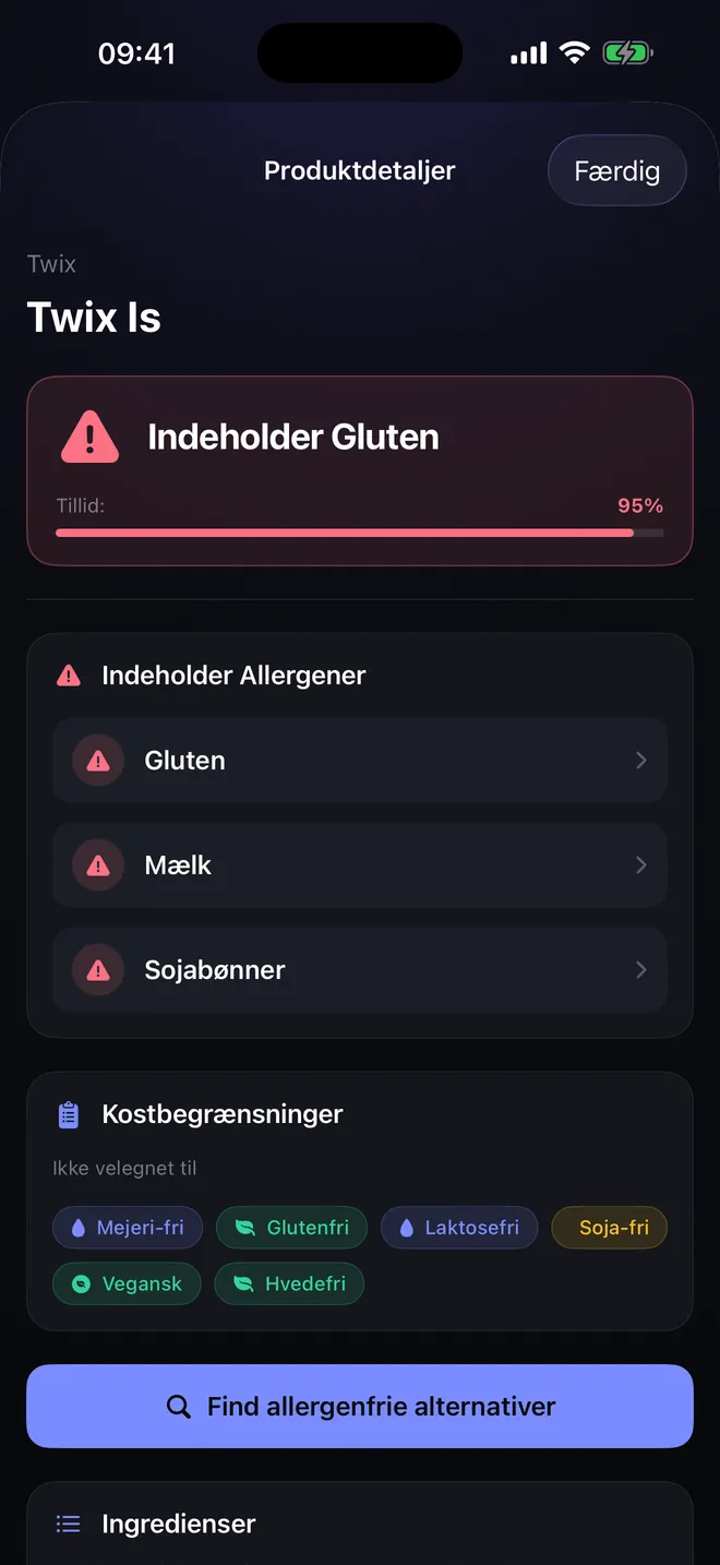 Stregkoderesultat — En afgørelse, og grunden til den