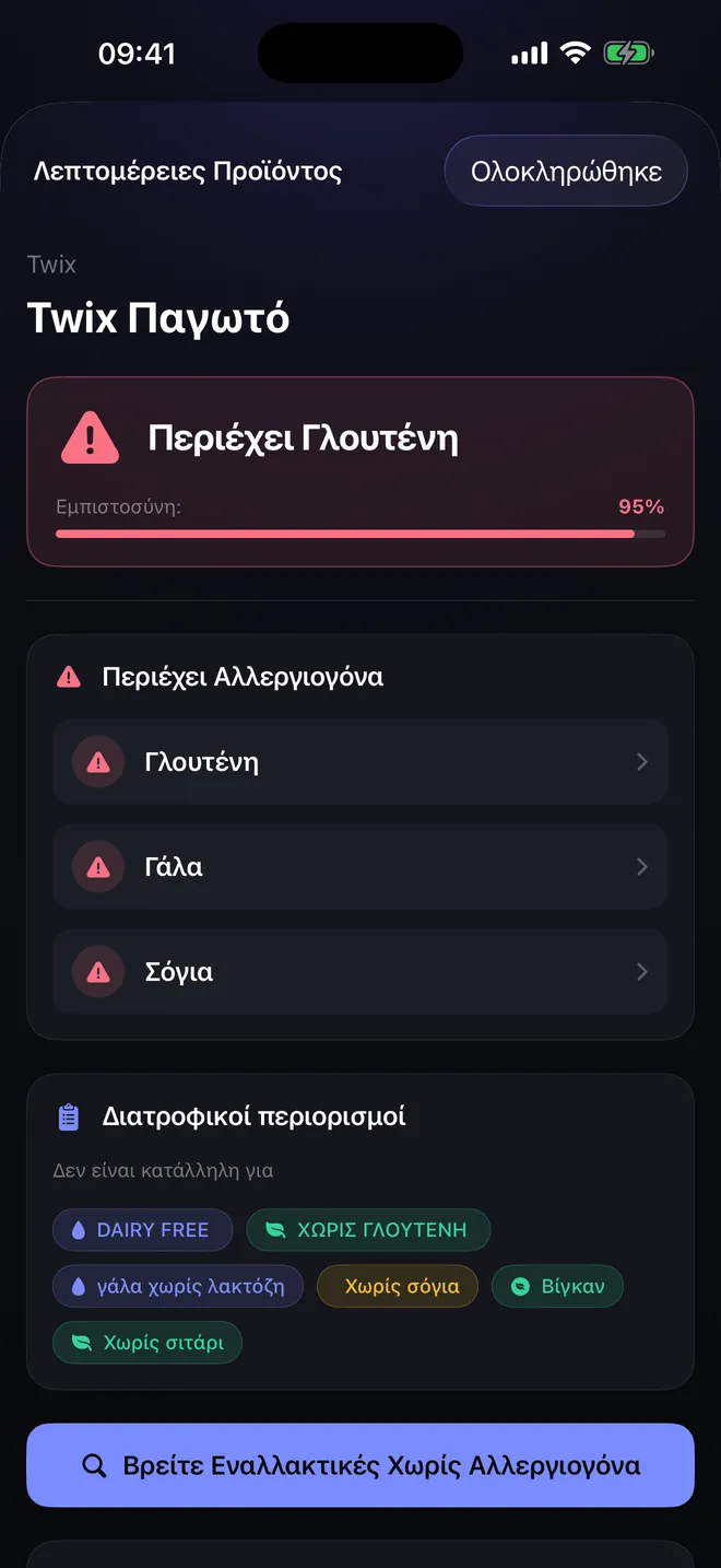 Αποτέλεσμα σάρωσης — Ένα πόρισμα, και ο λόγος του