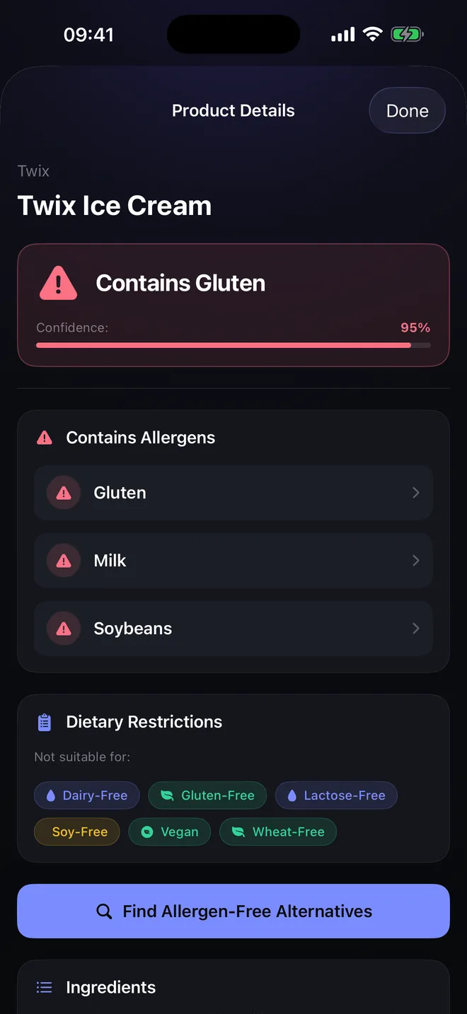 Barcode result — A verdict, and the reason for it