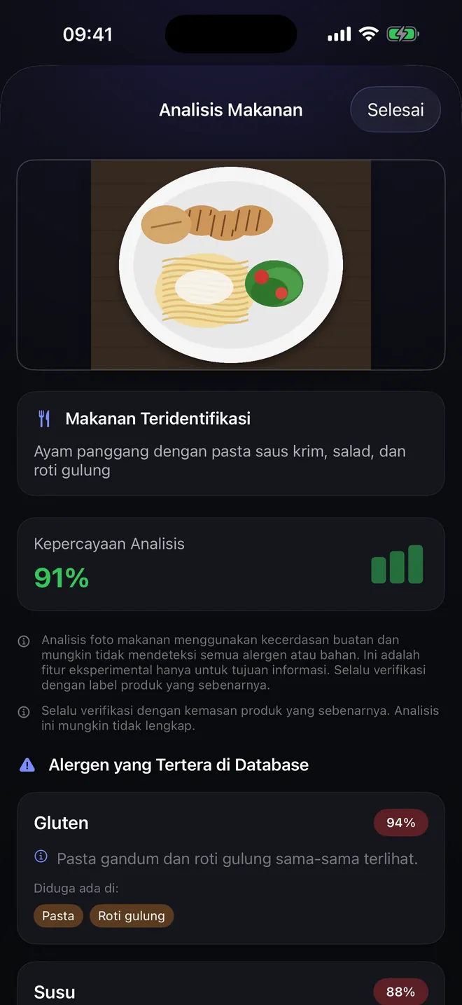 Analisis hidangan — Foto piringnya, bukan kemasannya
