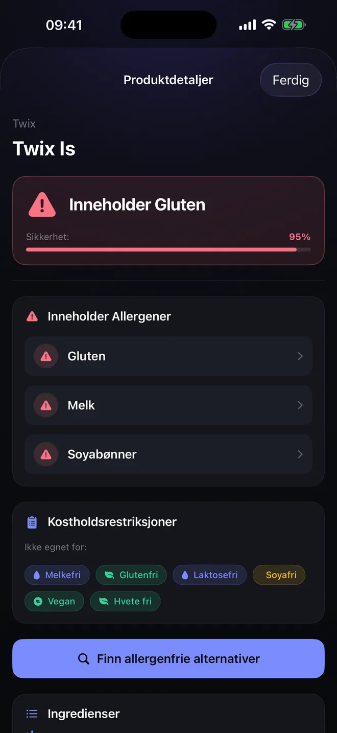 Strekkoderesultat — En konklusjon, og begrunnelsen