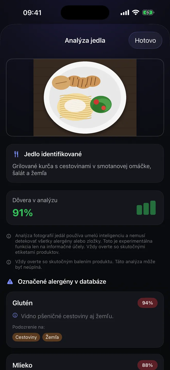 Analýza jedla — Odfoťte tanier, nie obal
