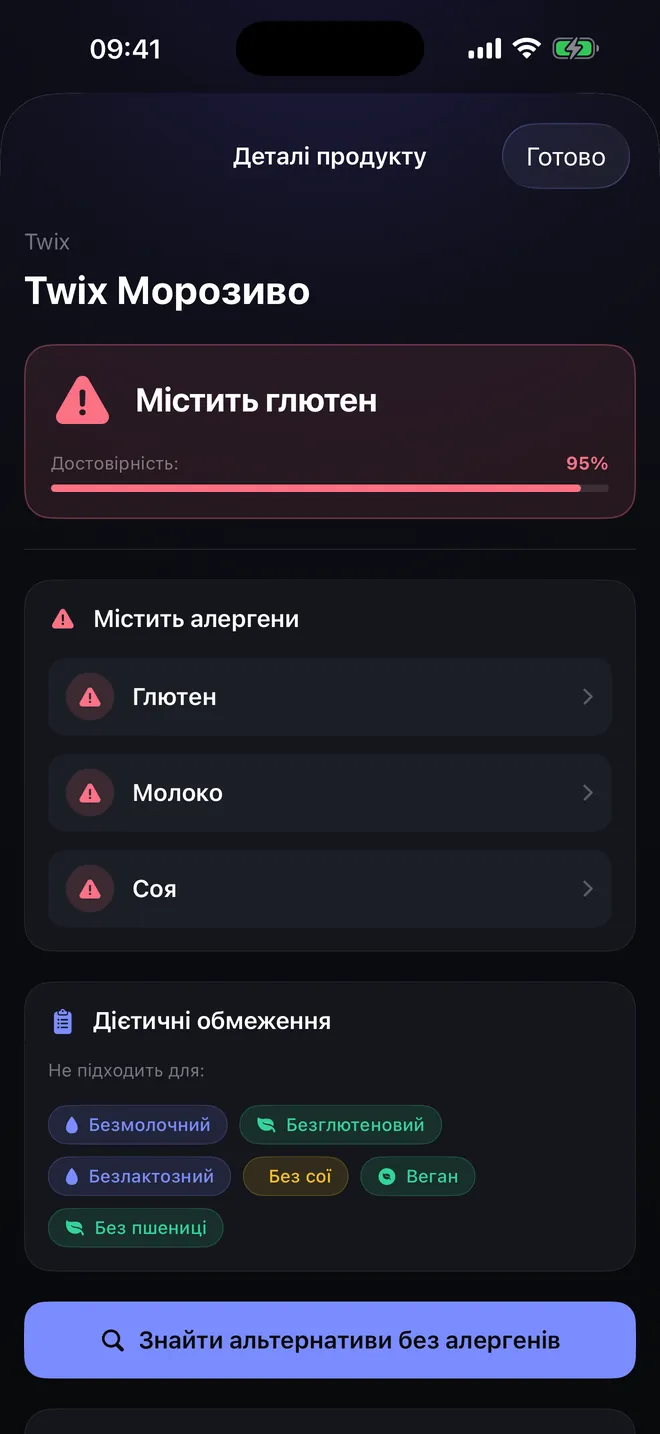 Результат сканування — Вердикт і його підстава